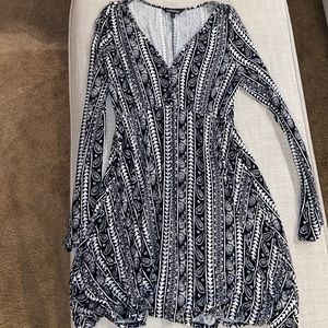 Express flowy mini dress